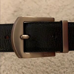 Salvatore Ferragamo Reversible Leather Belt
